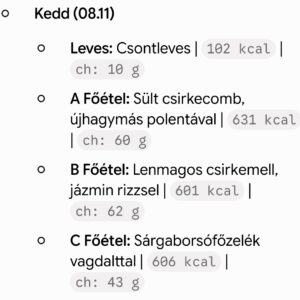 Keddi menü