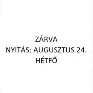Pénteki menü