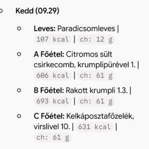 Keddi menü