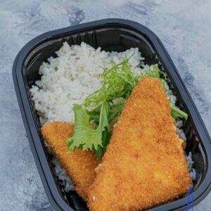 Rántott sajt rizzsel és tartárral (1.)